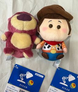 トイ・ストーリー　ぽてきゅんマスコット　ロッツォ　ウッディ　toystory ぬいぐるみ