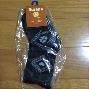 新品未使用 Burano 靴下 11～13cm