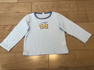 ゾウ&ライオン　長袖Tシャツ　90センチ