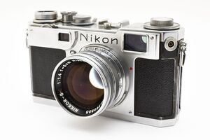 【動作好調】 Nikon ニコン S2 ＋ NIKKOR-S・C F1.4 5cm レンジファインダー フィルムカメラ #1356