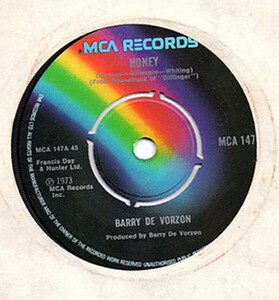 英7 Barry De Vorzon Honey MCA147 MCA Records /00080