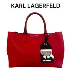 【未使用】KARL LAGERFELD ショルダーバッグ A4 日本未入荷　本革