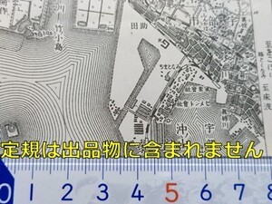 md35【地図】宇部 [山口県] 昭和6-12年頃 地形図[周防灘中心] 小野田鉄道 宇部電気鉄道 宇部鉄道 沖ノ山炭鉱 セメント・窒素会社 工業学校