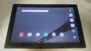 H2071 docomo XPERIA Z4 tablet SO-05G SONY/ソニー Androidタブレット エクスペリア 簡易動作確認＆簡易清掃＆初期化OK 送料無料 現状品