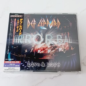 【2CD + DVD】DEF LEPPARD デフ・レパード / MIRROR BALL - LIVE & MORE ミラー・ボール 国内盤 初回限定盤 ライヴ・アルバム