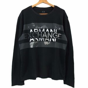 ◆ARMANI EXCHANGE アルマーニ ロンT 長袖 シャツ カットソー メンズ 1円スタート