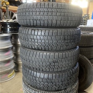 ★送料無料★ 165/65R14 2021年製 7～8分山 グッドイヤー ICENAVI 8 4本/中古スタッドレスタイヤ(冬タイヤ) タンク N8271_C1