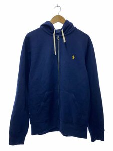 POLO RALPH LAUREN◆ジップパーカー/L/コットン/NVY/無地