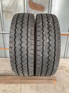 引取り可能！265/70R19.5 BRIDGESTONE G540 19年　13.5mm 中古トラックタイヤ２本