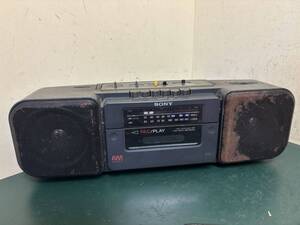 N SONY ソニー　RADIO CASSETTE-CORDER ラジオカセットコーダー　ラジカセ　CFS-208