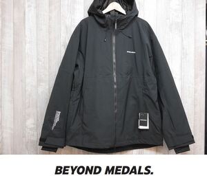 【新品】25 BEYOND MEDALS FULLZIP JACKET 2L - Lサイズ - BLACK 正規品 スノーボード ウェア ジャケット