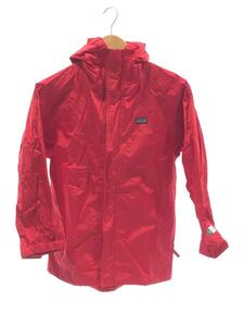 patagonia◆ジャケット/L/ナイロン/RED/無地/レッド/羽織/140cm位/キッズ/子供用/