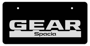 展示用ナンバープレート Spacia GEAR スペーシア ギア オフ会 撮影用などに