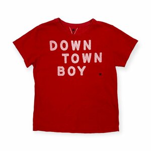 45rpm フォーティファイブアールピーエム プリント 半袖 Tシャツ カットソー サイズ 3/くすみレッド 系 日本製