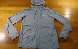 NIKE ナイキ ZIP UP パーカー SIZE:M グレー 送料600円～