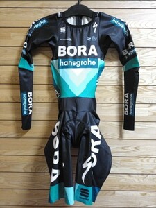 支給品 BORA Hansgrohe スキンスーツ　ボーラハンスグローエ 長袖　サイクルジャージ　サガン　ロードバイク　自転車　SPECIALIZED