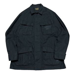 美品 希少 WACKO MARIA ジャングルファティーグ オールドイングリッシュ XL ワコマリア ARMY ブラック リップストップ ミリタリー 日本製