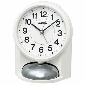 セイコークロック(Seiko Clock) 目覚まし時計 置き時計 アナログ 大音量 白 PYXIS ピクシス RAIDEN ライデン 149×
