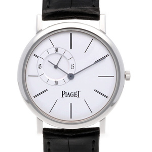 PIAGET ピアジェ 腕時計 アルティプラノ 18金 K18ホワイトゴールド P10411 ホワイト 中古