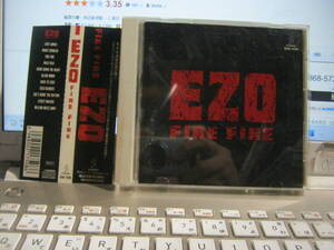 EZO / FIRE FIRE 帯付CD レア 見本盤 VDR-1596 Flatbacker Loudness MASAKI