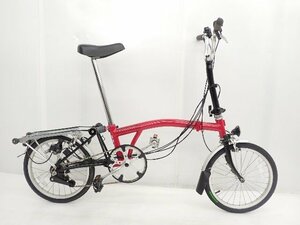 BROMPTON 折りたたみ自転車 M6R 2007年頃モデル 外装2段 内装3段 ミニベロ ブロンプトン ▽ 6EA76-1