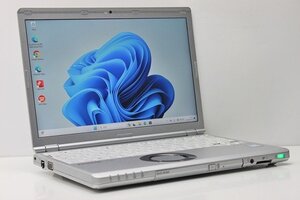 1円スタート ノートパソコン Windows11 WPS office搭載 Panasonic レッツノート CF-SZ6 第7世代 Core i5 SSD256GB メモリ8GB カメラ