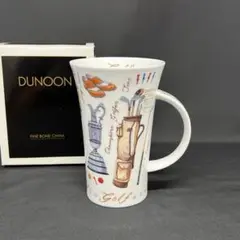 希少　ダヌーン　DUNOON　マグカップ　ゴルフ柄　イギリス製　大きめサイズ