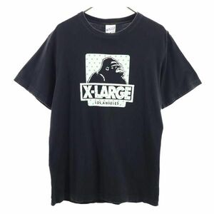 エクストララージ ロゴプリント 半袖 Tシャツ M 黒 XLARGE メンズ