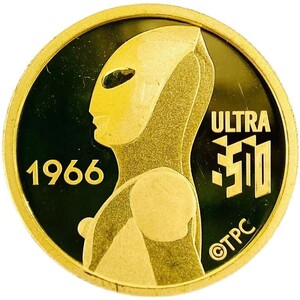 ウルトラマン金貨 ツバル 2016年 24金 15.5g コイン イエローゴールド コレクション Gold