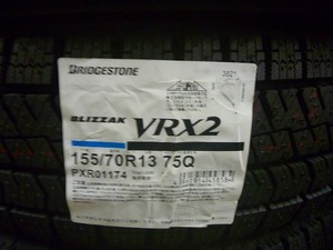 【送料無料】冬タイヤ 2023年製 BRIDESTONE VRX2 155/70R13 4本セット税込￥35,800-