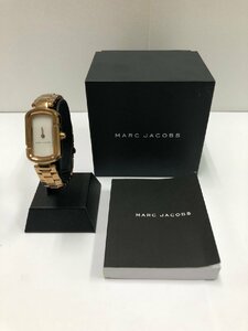 1円～【稼働】MARC JACOBS　マークジェイコブス　時計　クォーツ　MJ3505　ゴールドカラー　ホワイト文字盤