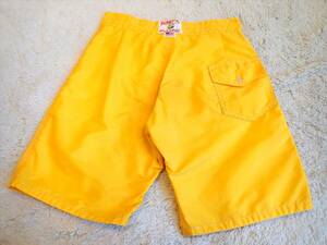 【BIRDWELL バードウェル】希少イエローU・S・Aサーフパンツ メンズsize(31)USED☆ハワイ購入品☆