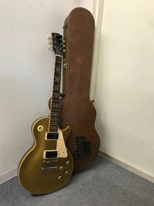 【b4】 Gibson Lespaul Classic Gold エレキギター JUNK y6365 2574-48