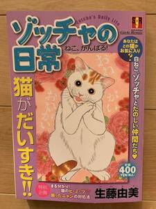 生藤由美 激レア！「ゾッチャの日常 ねこ、がんばる！ 猫がだいすき!!」 初版第1刷本 激安！