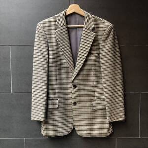 Burberry バーバリー カシミア混テーラードジャケット/ チェック柄/2B