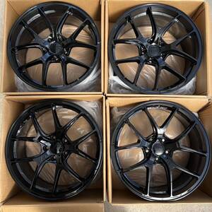 新品20インチ軽量5クロススポークホイール (20x8.5J +35) 5x120 ハブ72.6mm 40アルファードレクサスLS500 LS460 LS600 BMW M2 M3 M4 G20 B