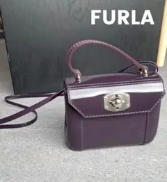 【パープル】FURLA フルラ キャンディーバッグ ミニバッグ