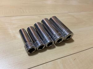 スナップオン　snap-on 3/8 6ポイント　ディープソケット　10〜19mm 主要サイズ　SFSMシリーズ