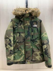 THE NORTH FACE ダウンジャケット 迷彩柄 XSサイズ　ND91535 ノースフェイス