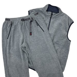 24AW セットアップXS【新品・未使用】GRAMICCI REVERSIBLE FLEECE VEST / FLEECE FIELD PANT HEATHER CHARCOAL グラミチ ベスト パンツ