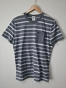 美品 Abercrombie&Fitch アバクロンビー&フィッチ 半袖 ボーダー Tシャツ M