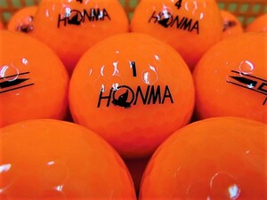 ●未使用に近い●ホンマ 本間ゴルフ HONMA【D1】2022年モデル オレンジ 50個 ロストボール●