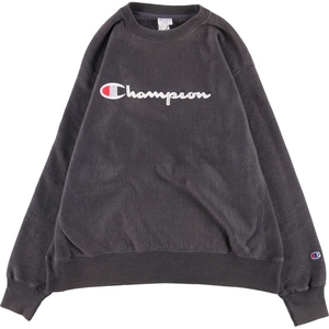 古着 チャンピオン Champion リバースウィーブ 復刻 単色タグ ワンポイントロゴスウェットシャツ トレーナー メンズL相当 /eaa493254