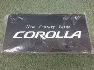 ★未開封品★トヨタ カローラ COROLLA ディーラー展示用 非売品 ナンバープレート マスコットプレート 2枚SET 【他商品と同梱歓迎】