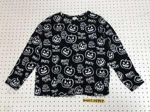 可愛い！ハロウィン ZARA Girls ザラガールズ かぼちゃ総柄 ロンT