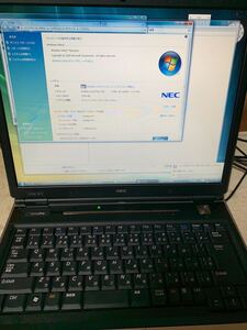 ノートパソコン　VersaPro VY21A/W-3 NEC HDD75GB Vista Core 2 Duo T7400 ライセンス認証　ラップトップ 