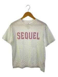 SEQUEL◆Tシャツ/S/コットン/WHT/SQ-23AW-ST-10