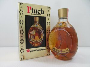 ピンチ 12年 ハーフボトル Pinch 4/5PINT 86PROOF スコッチウイスキー 未開栓 古酒 箱付き/B37540