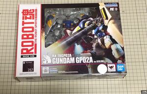 バンダイ ROBOT魂＜SIDE MS＞ RX-78GP02A ガンダム試作2号機 ver. A.N.I.M.E. 開封品 ロボット魂 サイサリス デンドロビウム