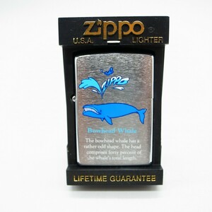 ZIPPO ジッポー Bowhead Whale クジラ LPL BRADFORD.PA.MADE IN USA 1999年製 オイルライター 喫煙具 ヴィンテージ